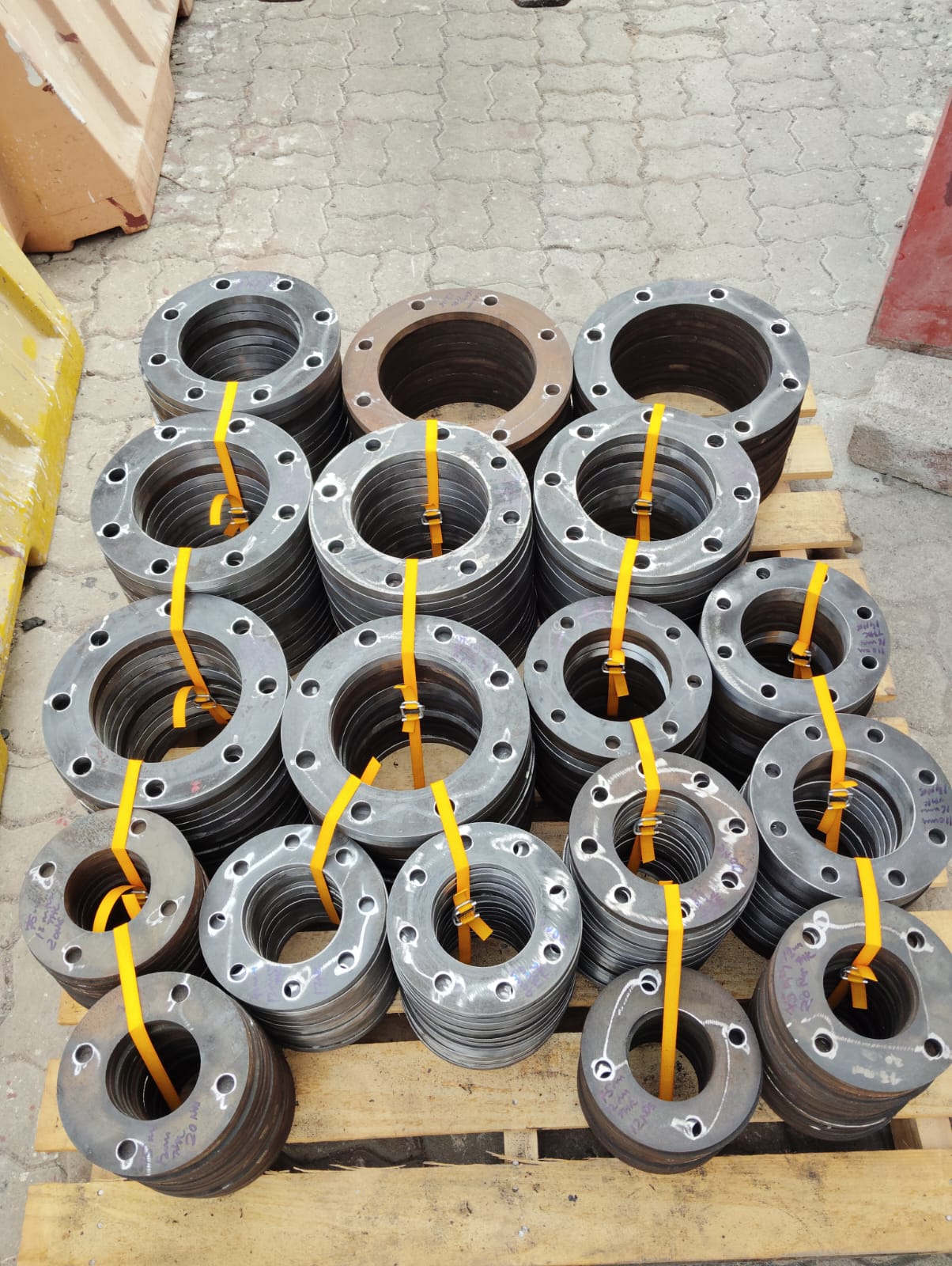 Fabricated and Supplied GI backing rings in Multiple Sizes