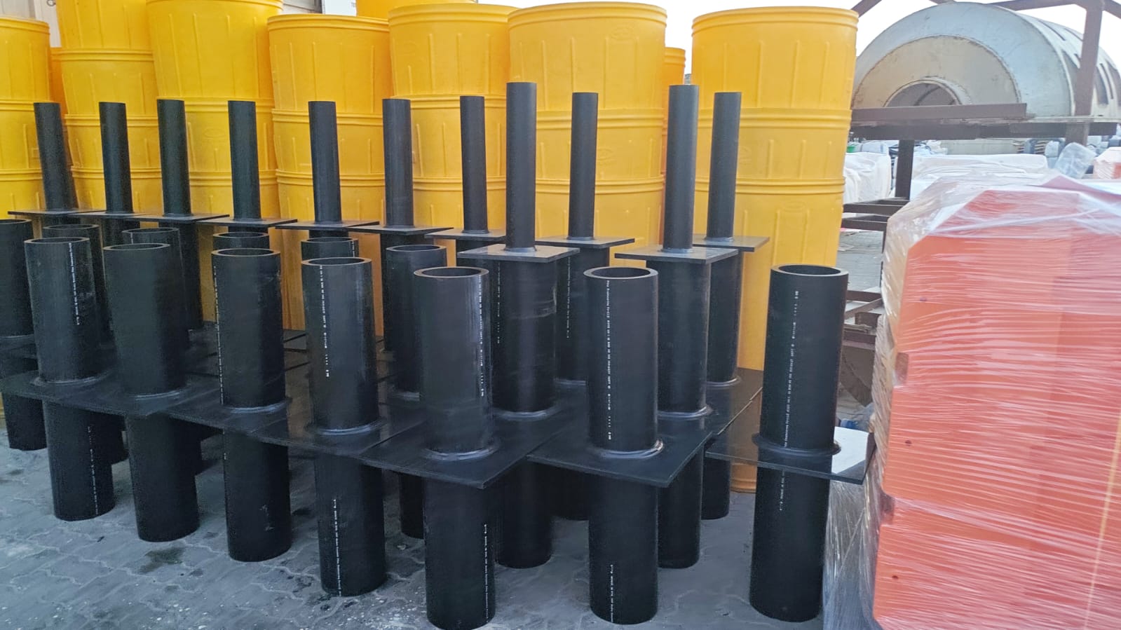 PE Puddle Flanges Fabricated and Supplied